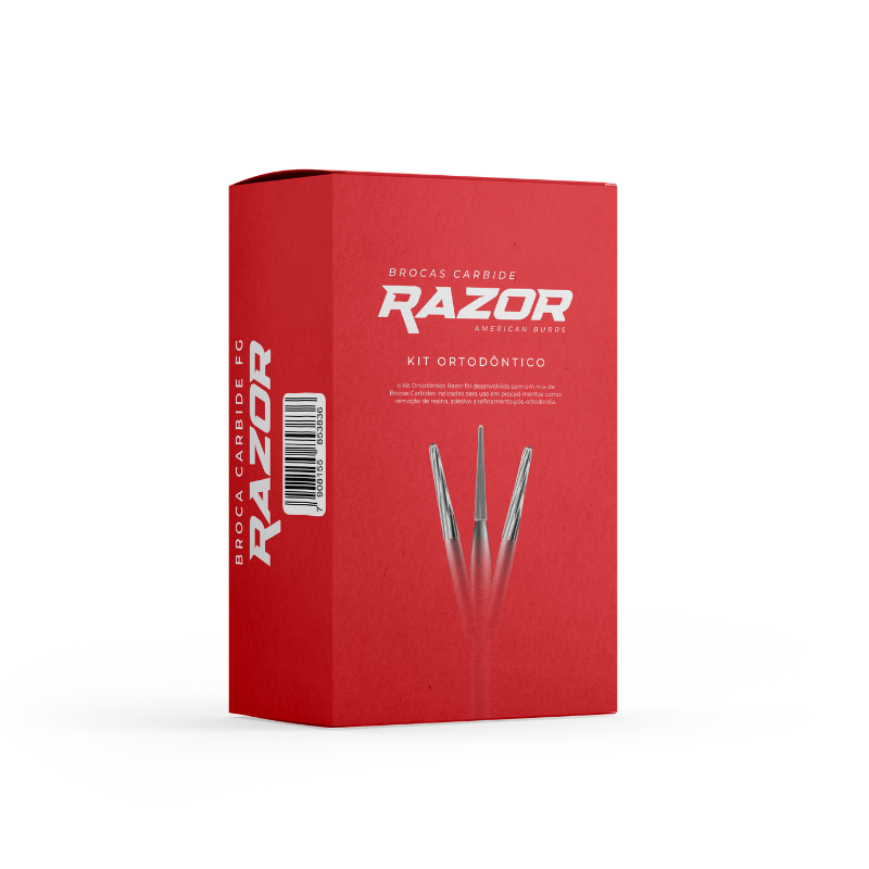Produto BROCAS ODONTOLÓGICAS CARBIDE RAZOR AMERICAN BURRS