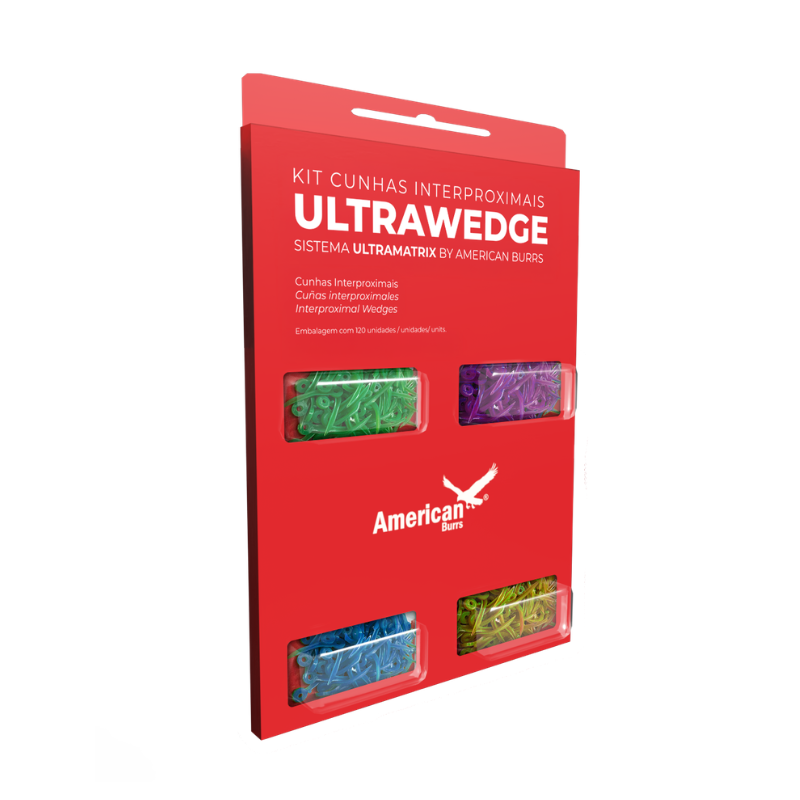 Produto CUNHAS ODONTOLÓGICAS PLÁSTICAS ULTRAWEDGE AMERICAN BURRS