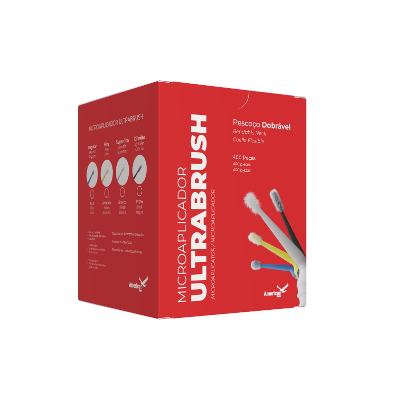 Produto MICROAPLICADOR ODONTOLÓGICO ULTRABRUSH AMERICAN BURRS